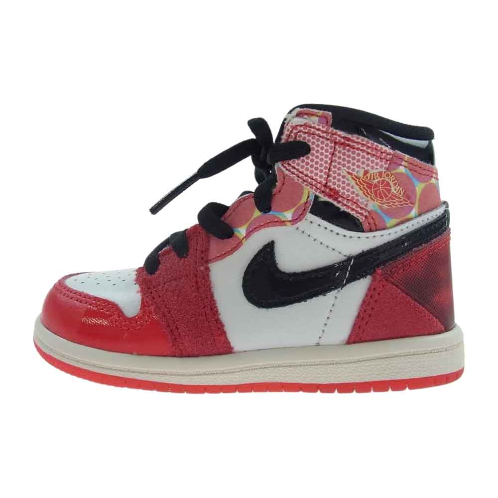 NIKE ナイキ DV1750-601 × Spider-Man スパイダーマン TD Air Jordan 1 AJ1 High OG SP Next Chapter Across the Spider-Verse エアジョーダン ハイ ネクストチャプター アクロス スパイダーバース キッズ スニーカー マルチカラー系 13cm【中古】