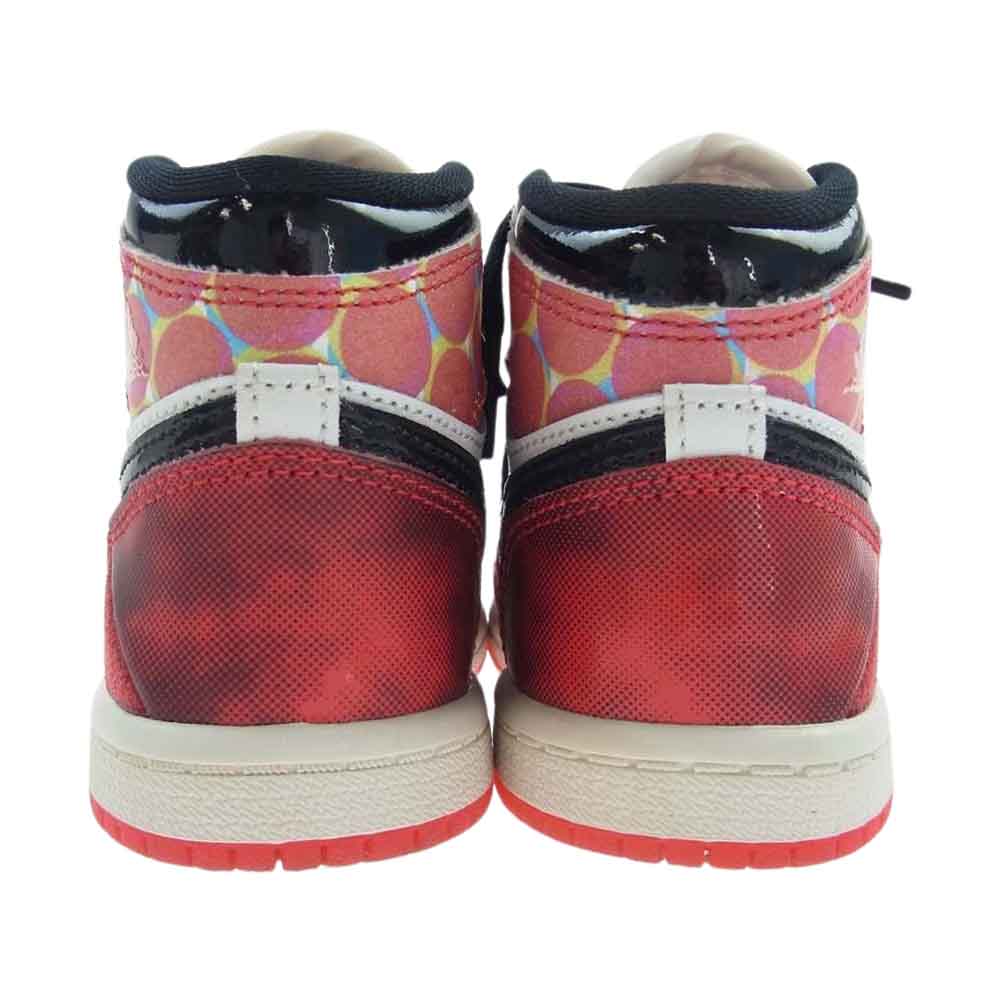 NIKE ナイキ DV1750-601 × Spider-Man スパイダーマン TD Air Jordan 1 AJ1 High OG SP Next Chapter Across the Spider-Verse エアジョーダン ハイ ネクストチャプター アクロス スパイダーバース キッズ スニーカー マルチカラー系 13cm【中古】