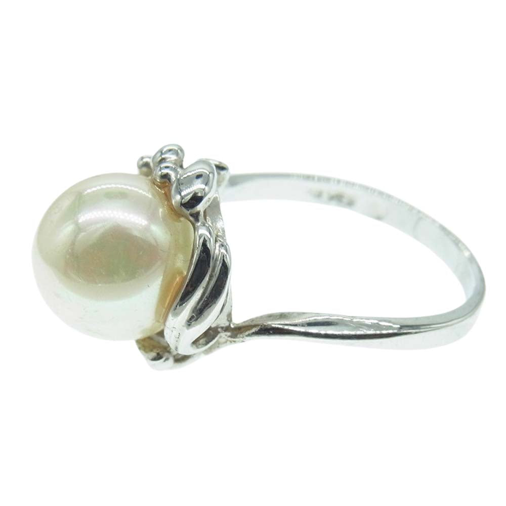 MIKIMOTO ミキモト パール 真珠 シルバー リング 指輪【中古】