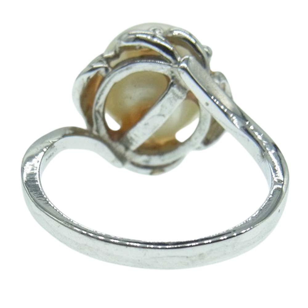 MIKIMOTO ミキモト パール 真珠 シルバー リング 指輪【中古】