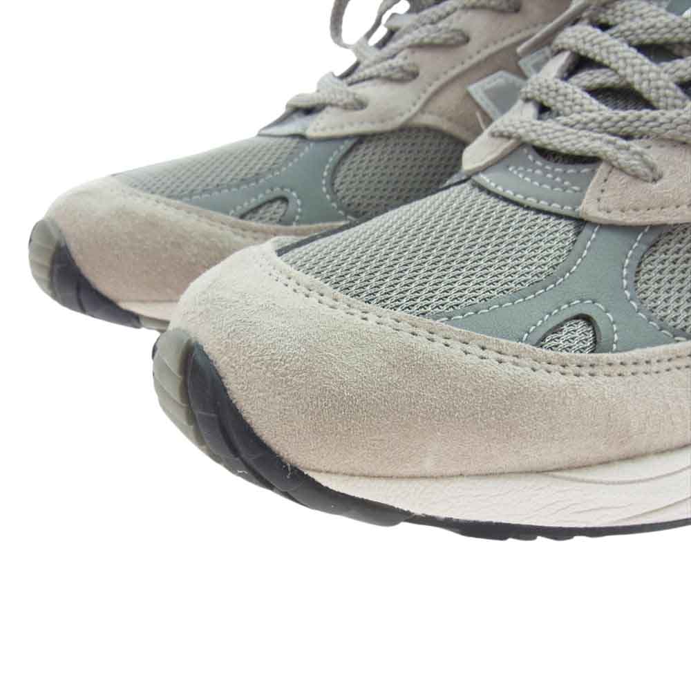 NEW BALANCE ニューバランス M991 GL 991 Gray スニーカー グレー系 ダークグレー系 ホワイト系 28cm【中古】