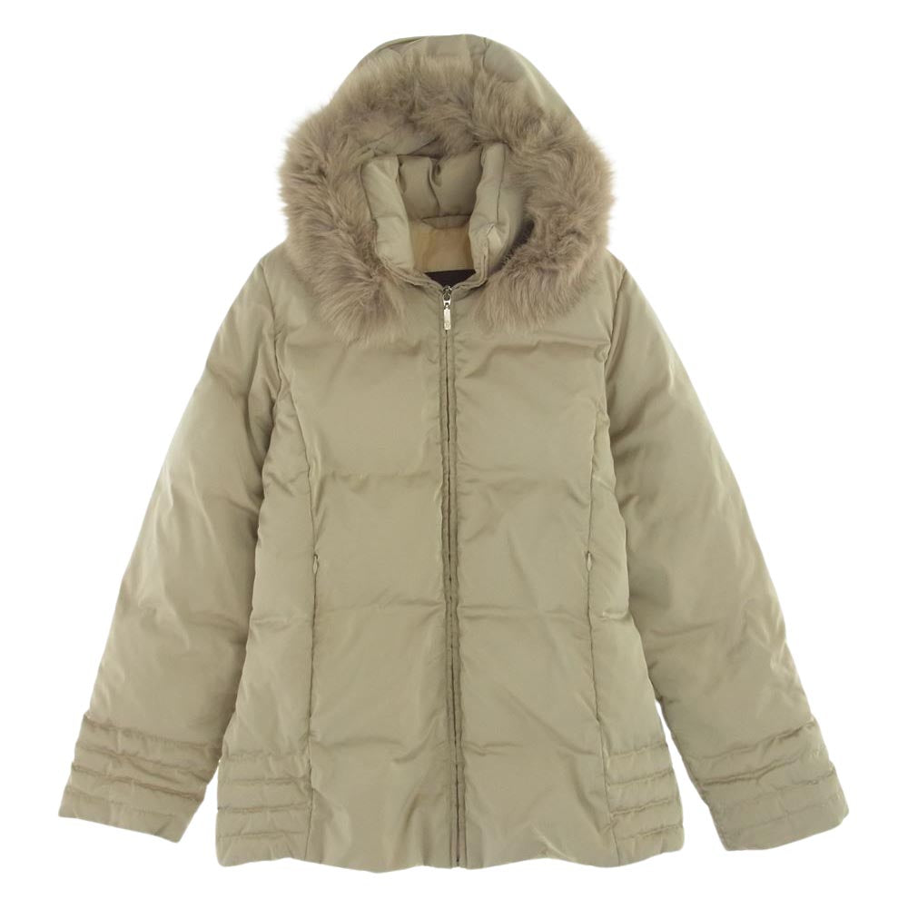 MONCLER モンクレール 茶タグ TANZ タンツ ダウンコート ベージュ系 1【中古】