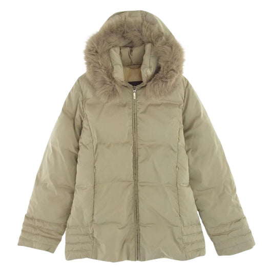 MONCLER モンクレール 茶タグ TANZ タンツ ダウンコート ベージュ系 1【中古】