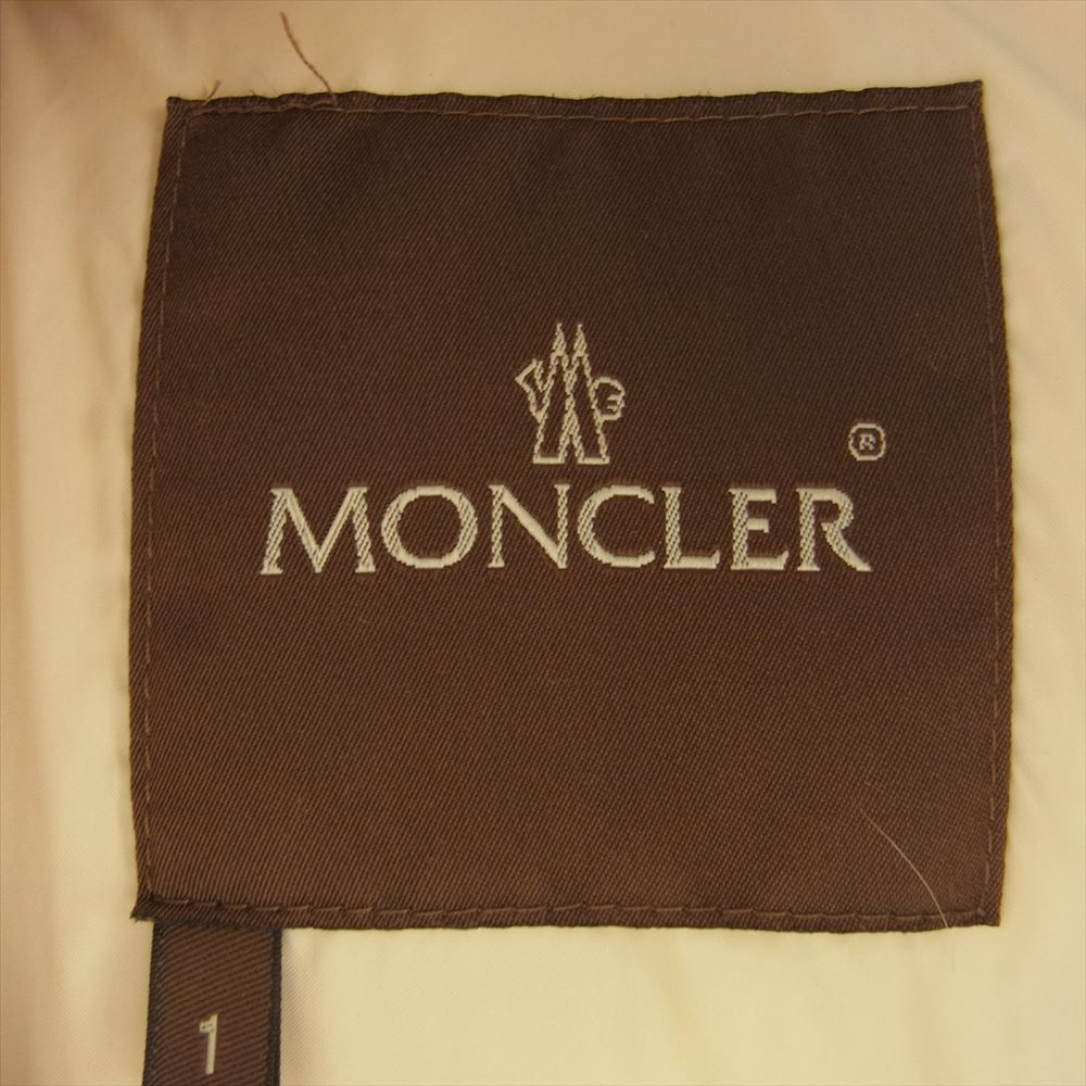 MONCLER モンクレール 茶タグ TANZ タンツ ダウンコート ベージュ系 1【中古】