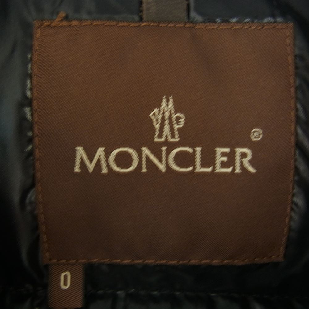 MONCLER モンクレール 茶タグ BERGERAC ベルジュラック ブラック系【中古】