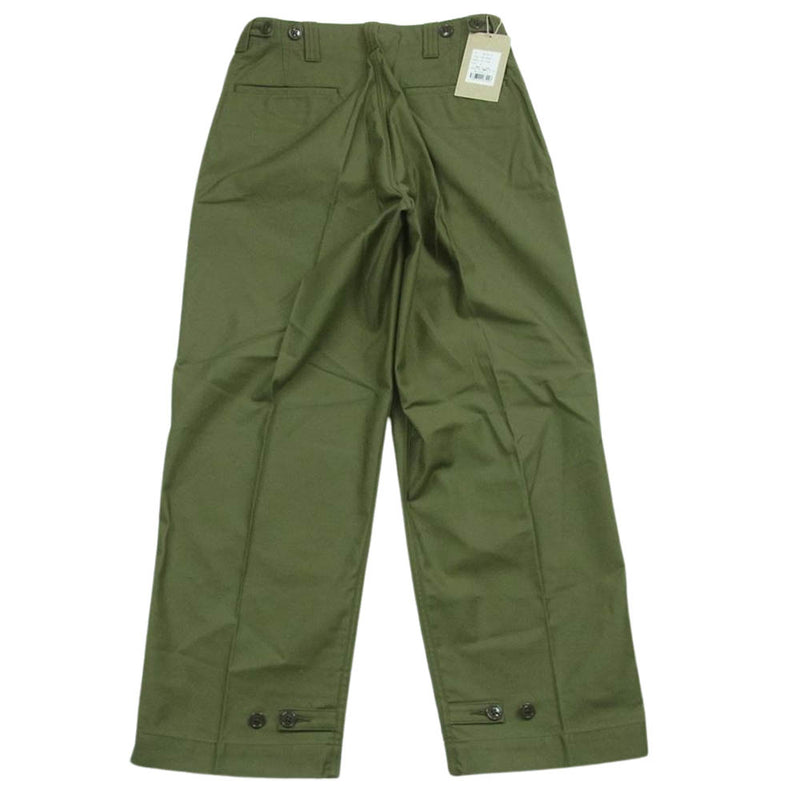 ビッグヤンク 440-201-01 YANKSHIRE M1945 TROUSERS SATEEN トラウザーズ ワーク パンツ オリーブ系 32【新古品】【未使用】【中古】