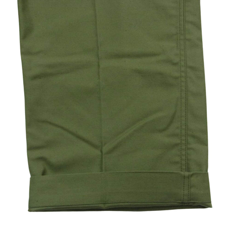 ビッグヤンク 440-201-01 YANKSHIRE M1945 TROUSERS SATEEN トラウザーズ ワーク パンツ オリーブ系 32【新古品】【未使用】【中古】