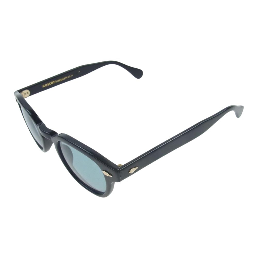 モスコット 44?24-140 LEMTOSH レムトッシュ サングラス ブラック系 レンズカラー　ブルー系 44□24-140【中古】