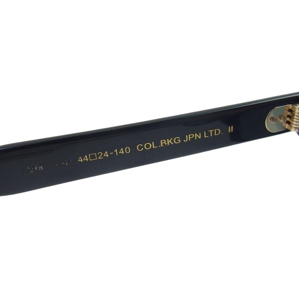モスコット 44?24-140 LEMTOSH レムトッシュ サングラス ブラック系 レンズカラー　ブルー系 44□24-140【中古】