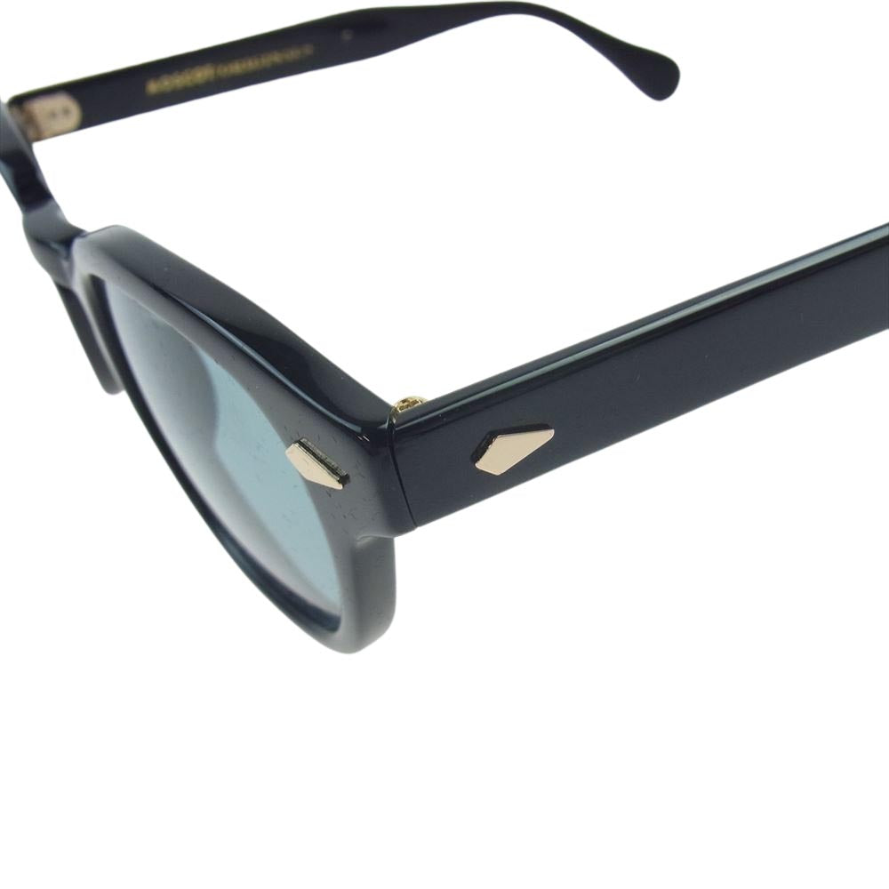 モスコット 44?24-140 LEMTOSH レムトッシュ サングラス ブラック系 レンズカラー　ブルー系 44□24-140【中古】
