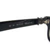 CHROME HEARTS クロムハーツ（原本無） クロムハーツ青山店印字冊子付属 55?17-143 BSフレア SPLAT-A メガネ アイウェア 眼鏡 ブラック系【中古】
