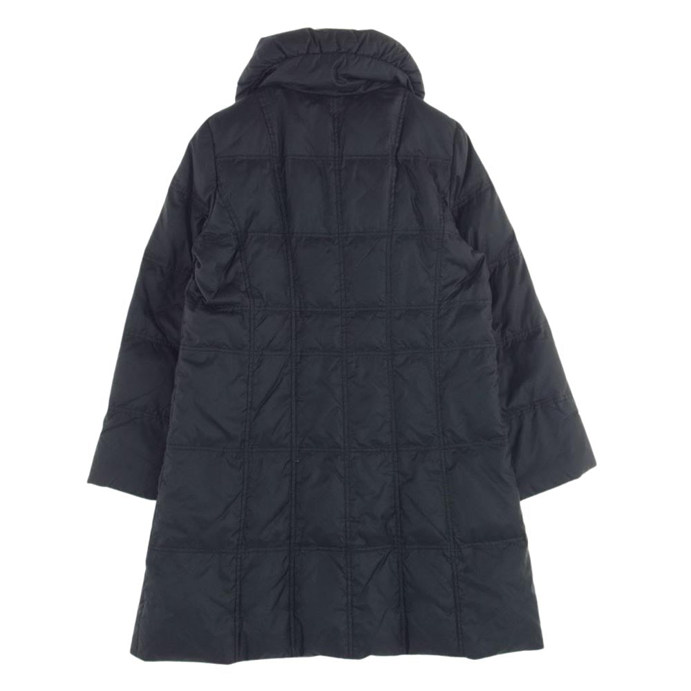 レリアン キルトステッチ ダウン コート ブラック系 11【中古】