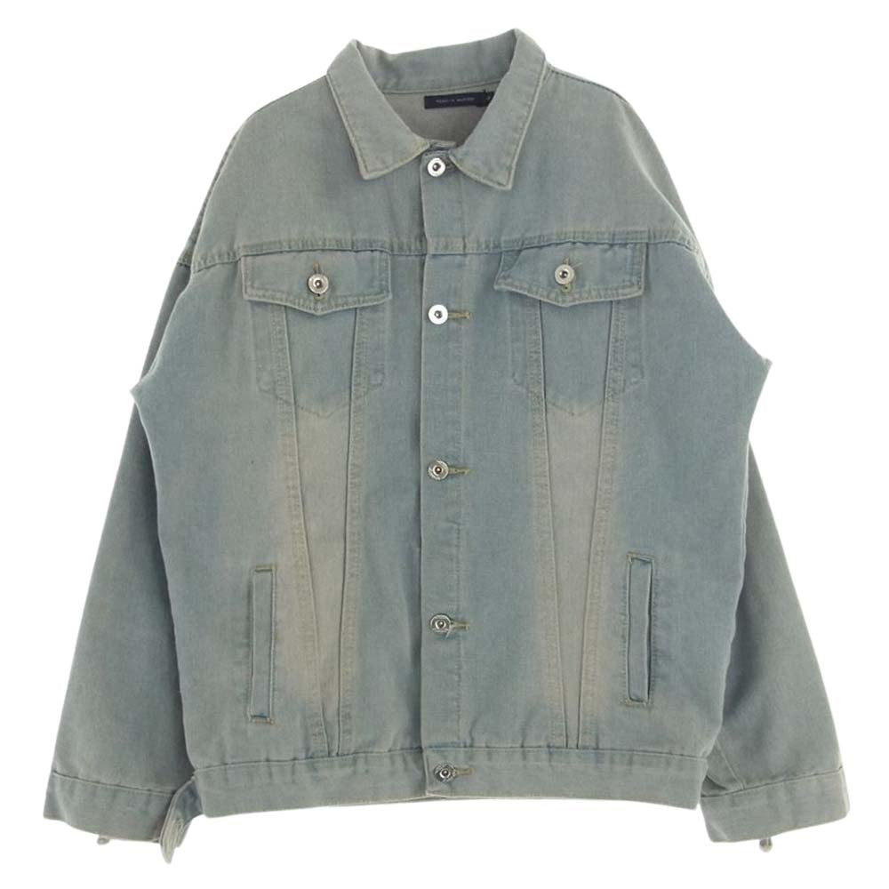 TOMMY HILFIGER トミーヒルフィガー ロゴ刺繍 デニム ジャケット インディゴブルー系 L【中古】