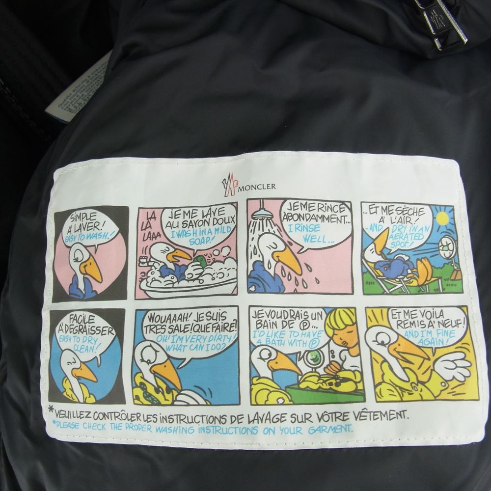 MONCLER モンクレール E20914033805-54272 国内正規品 MONTGENEVRE モンジュネーブル ダウン ジャケット ブラック系【中古】