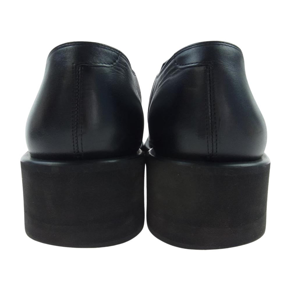 LAD MUSICIAN ラッドミュージシャン 20SS 2120-912 SIDE GORE SLIP-ON サイドゴア スリッポン レザー シューズ ブラック系 46【中古】