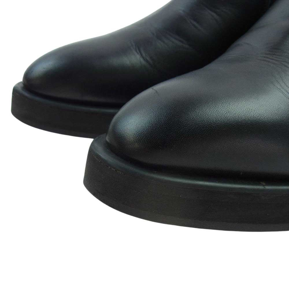 LAD MUSICIAN ラッドミュージシャン 20SS 2120-912 SIDE GORE SLIP-ON サイドゴア スリッポン レザー シューズ ブラック系 46【中古】
