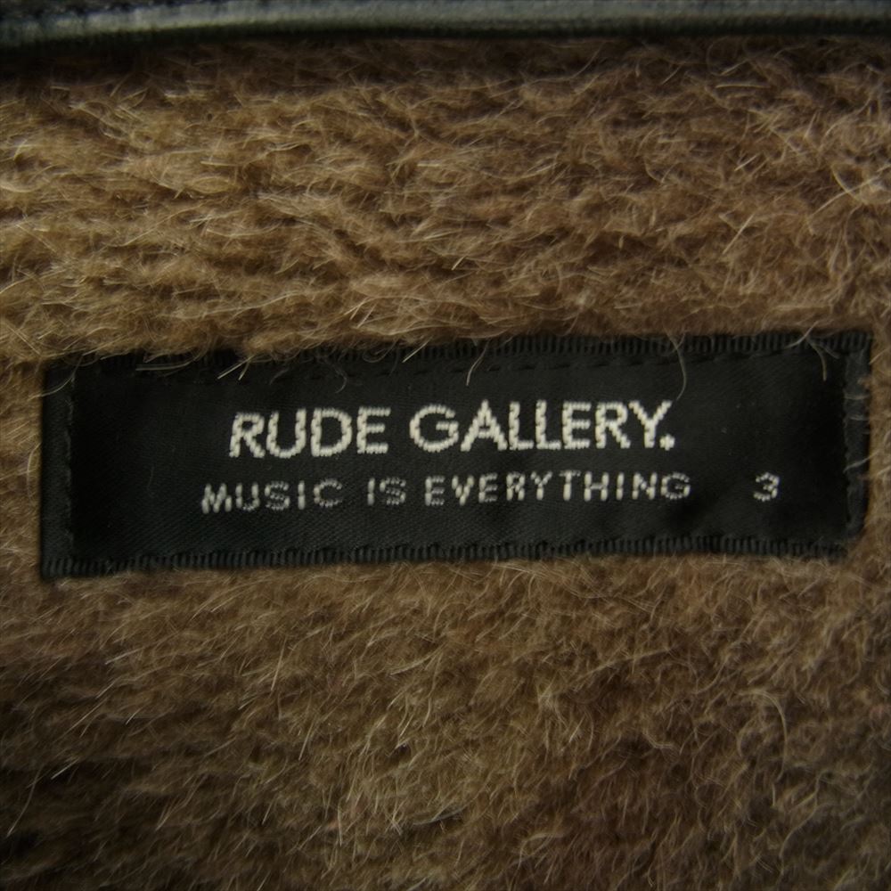 RUDE GALLERY ルードギャラリー ホースハイド レザー N-1 エンボス加工