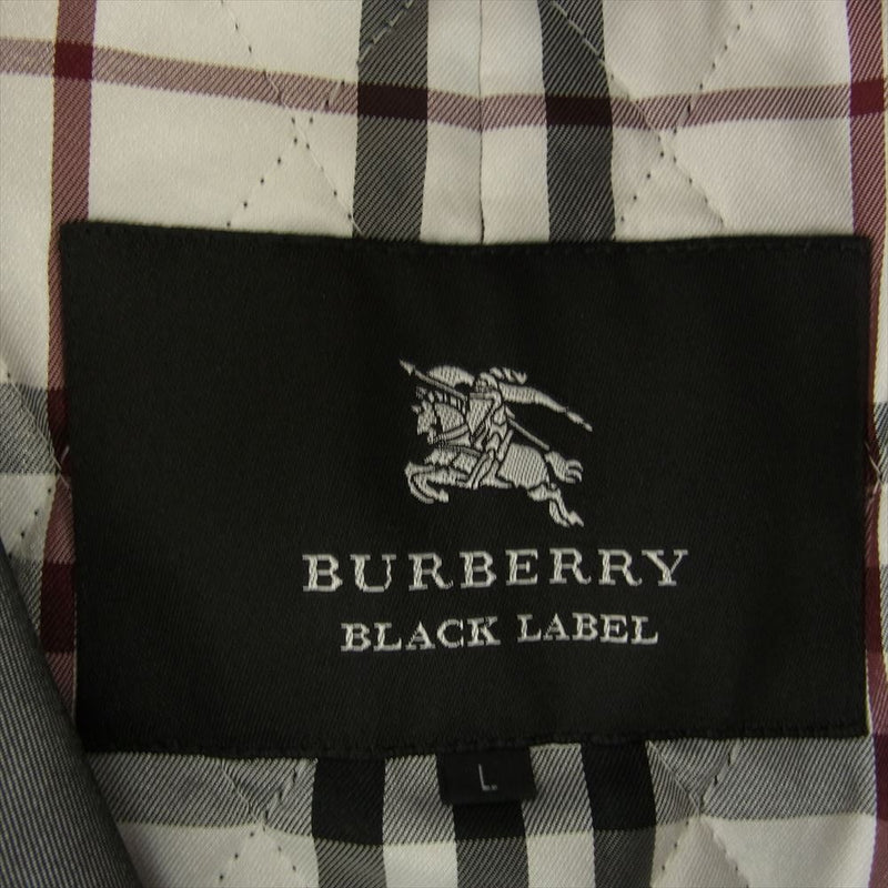 BURBERRY BLACK LABEL バーバリーブラックレーベル BMA15-105-06 グレー系 L【中古】