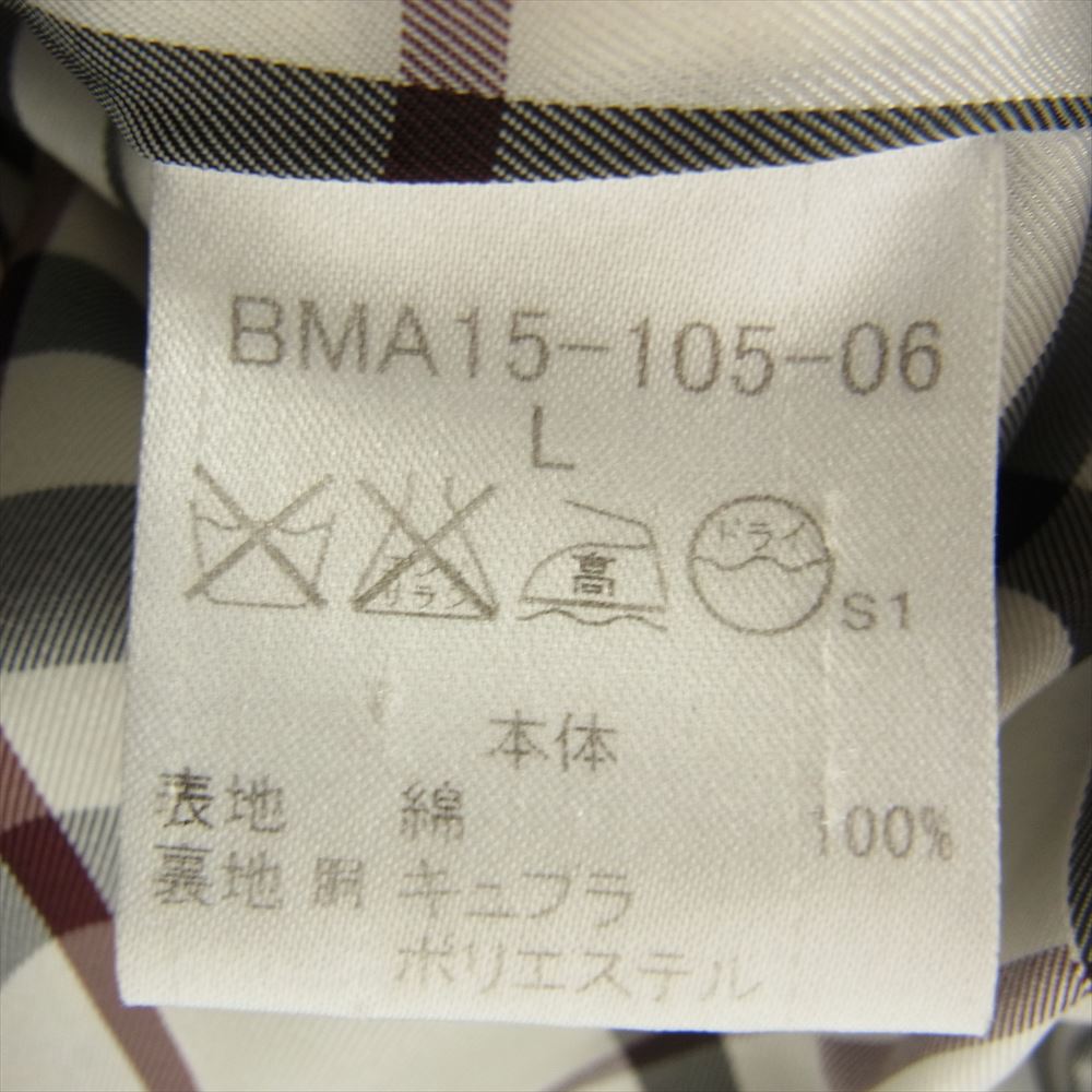 BURBERRY BLACK LABEL バーバリーブラックレーベル BMA15-105-06 グレー系 L【中古】