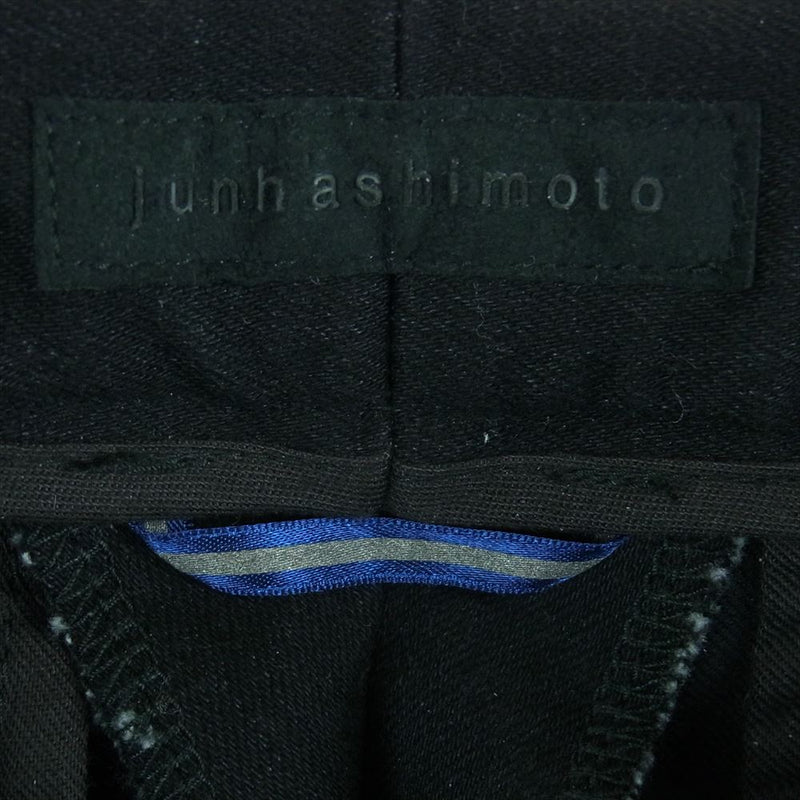 junhashimoto ジュンハシモト 1072220004 DENIM SLACKS トラウザー デニム パンツ 日本製 ブラック系 3【中古】