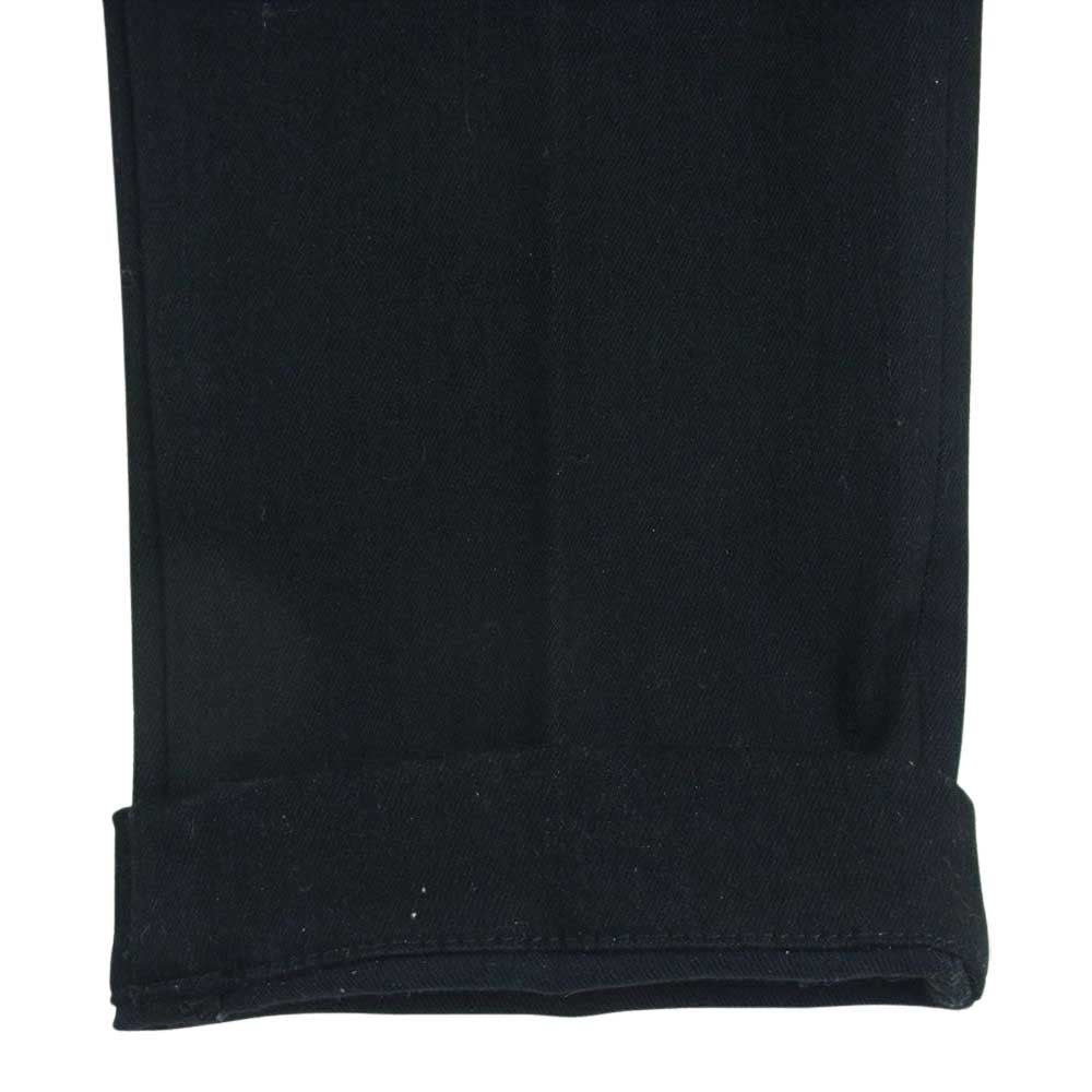 junhashimoto ジュンハシモト 1072220004 DENIM SLACKS トラウザー デニム パンツ 日本製 ブラック系 3【中古】