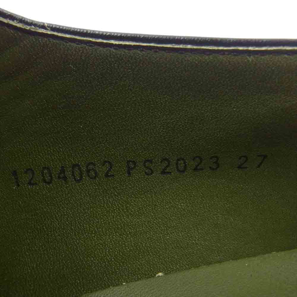 ポール スチュアート モンクストラップ モンク ストラップ シューズ ブラック系 27cm【美品】【中古】