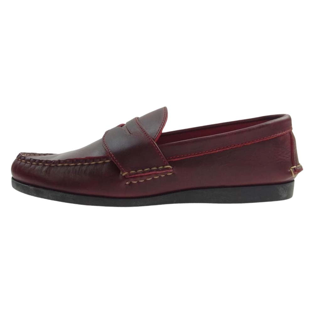 Brooks Brothers ブルックスブラザーズ RANCOR AND CO ランコート USA製 PENNY LOAFER ペニー ローファー シューズ ワインレッド系 9E【中古】