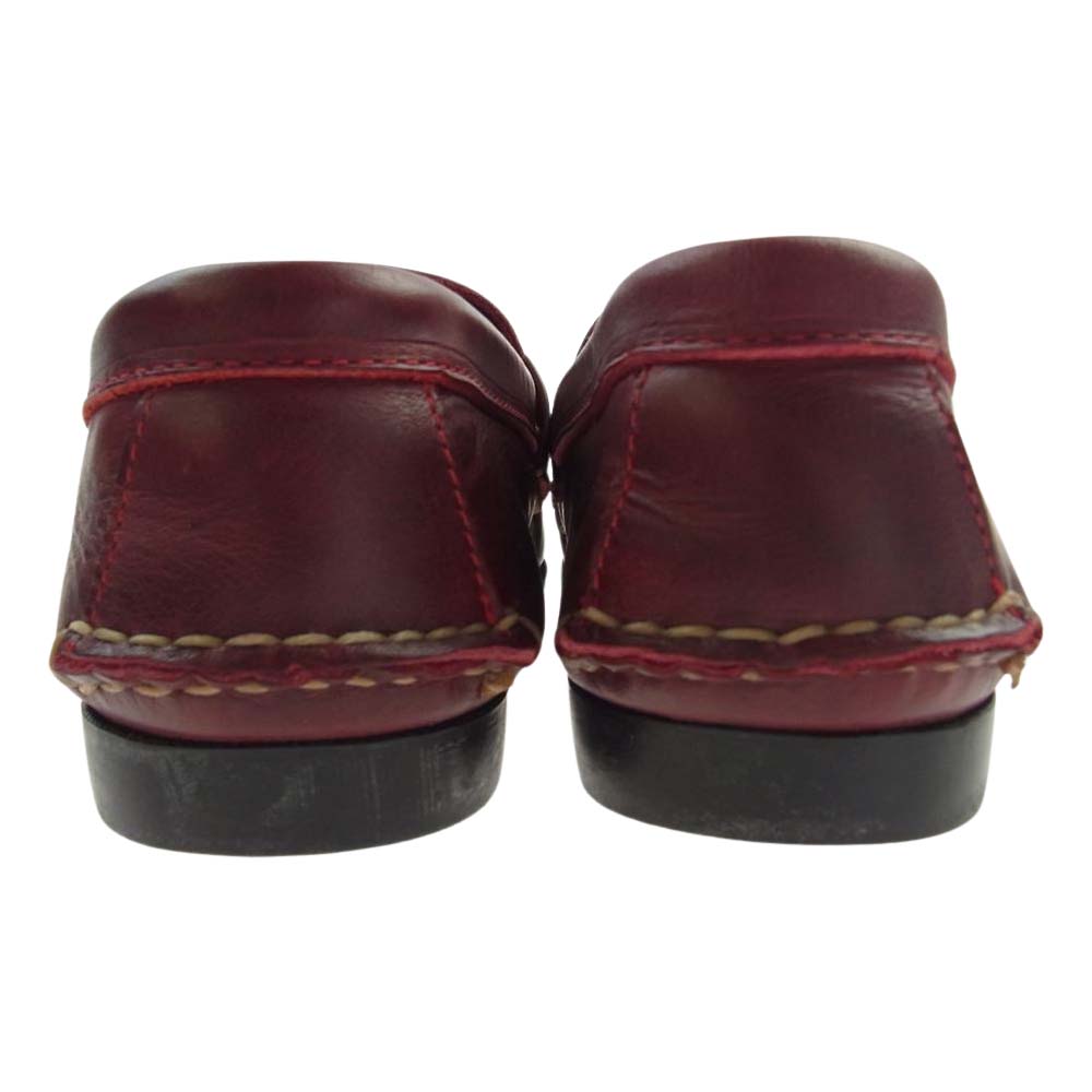 Brooks Brothers ブルックスブラザーズ RANCOR AND CO ランコート USA製 PENNY LOAFER ペニー ローファー シューズ ワインレッド系 9E【中古】