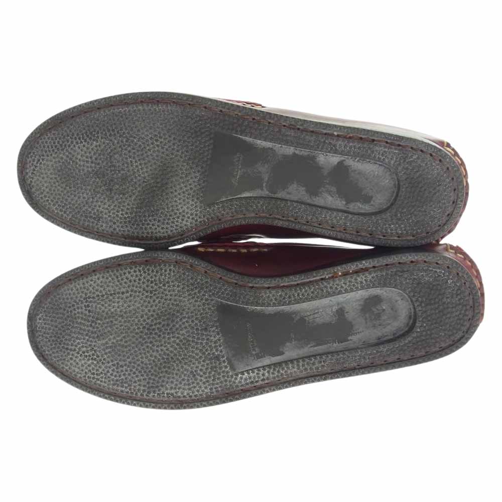 Brooks Brothers ブルックスブラザーズ RANCOR AND CO ランコート USA製 PENNY LOAFER ペニー ローファー シューズ ワインレッド系 9E【中古】