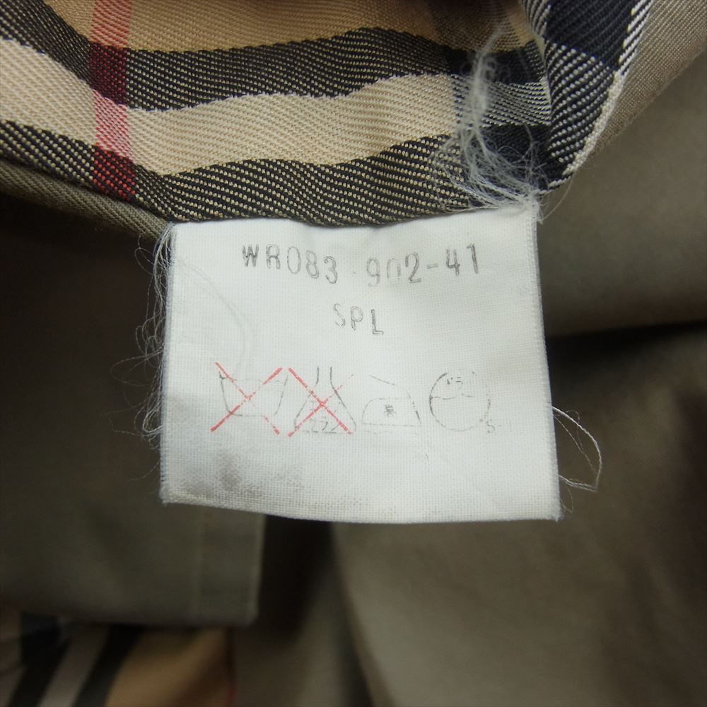 BURBERRY バーバリー 90s ノバチェック裏 トレンチ コート ベージュ系【中古】