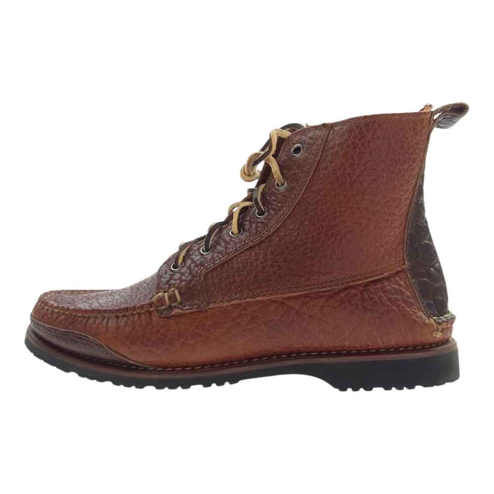 Brooks Brothers ブルックスブラザーズ RANCOR AND CO ランコート USA製 6 Eye Boot ワーク ブーツ ブラウン系 9.5D【美品】【中古】