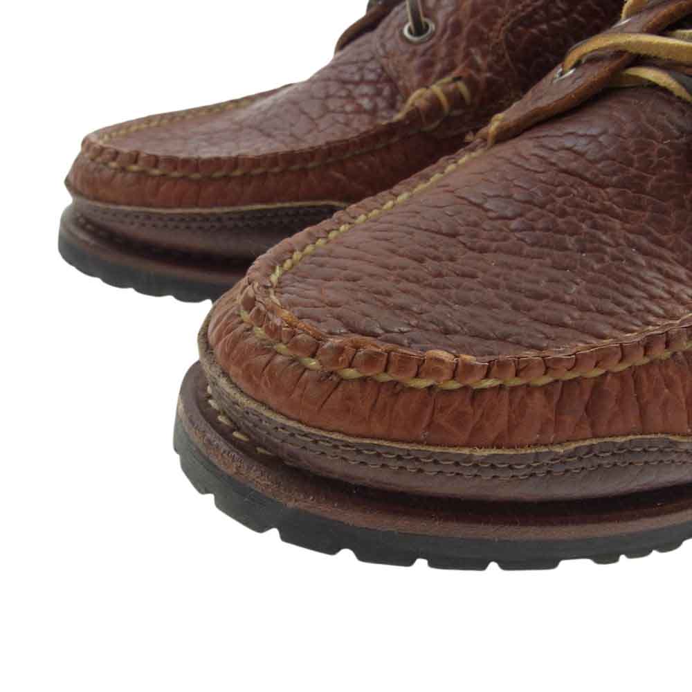 Brooks Brothers ブルックスブラザーズ RANCOR AND CO ランコート USA製 6 Eye Boot ワーク ブーツ ブラウン系 9.5D【美品】【中古】