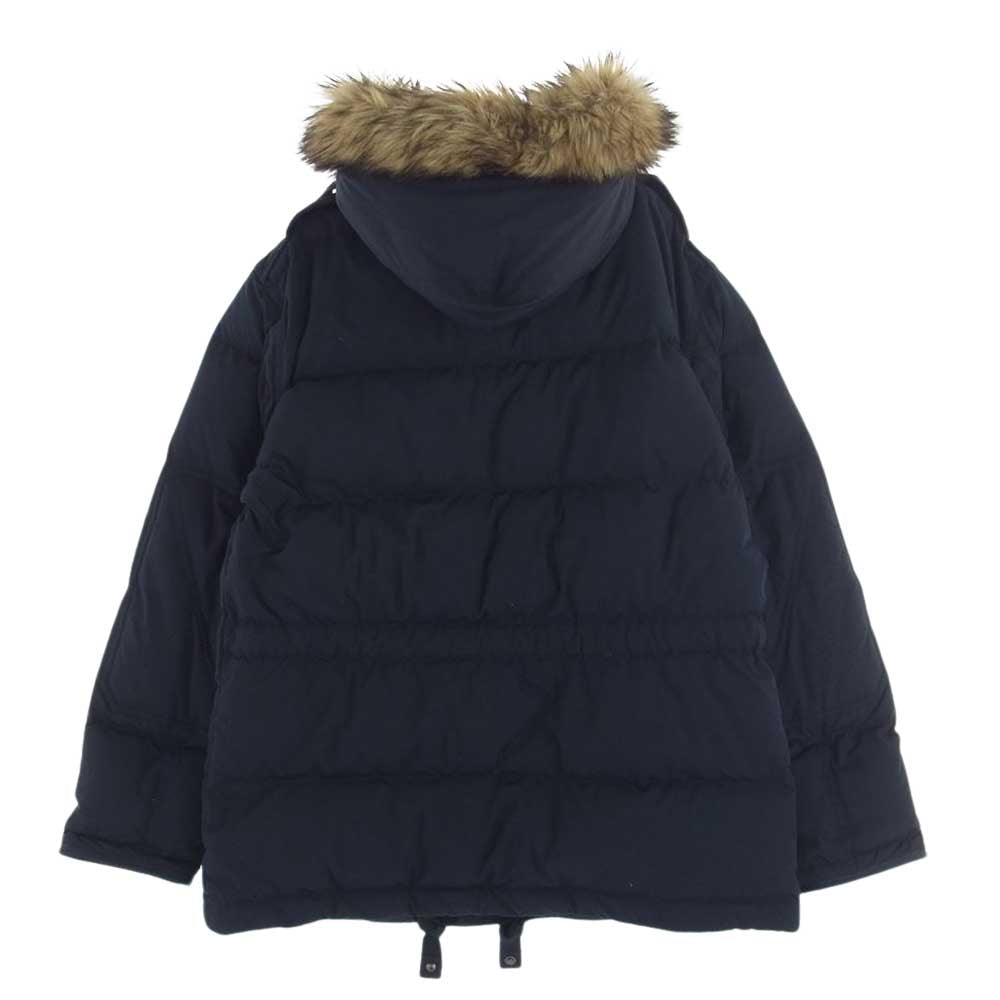 Ralph Lauren ダウンジャケット ネイビー ファー ベルト付き POLO RALPH LAUREN ポロ・ラルフローレン ファーフード付き ダウン