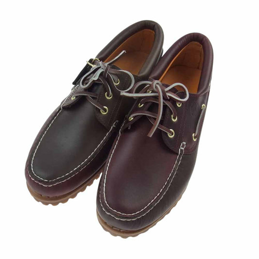 Timberland ティンバーランド TB0A68MU6481 × BEAMS 別注 3eye Classic Lug スリーアイ クラシックラグ モカシンシューズ ブラウン系 27cm【極上美品】【中古】
