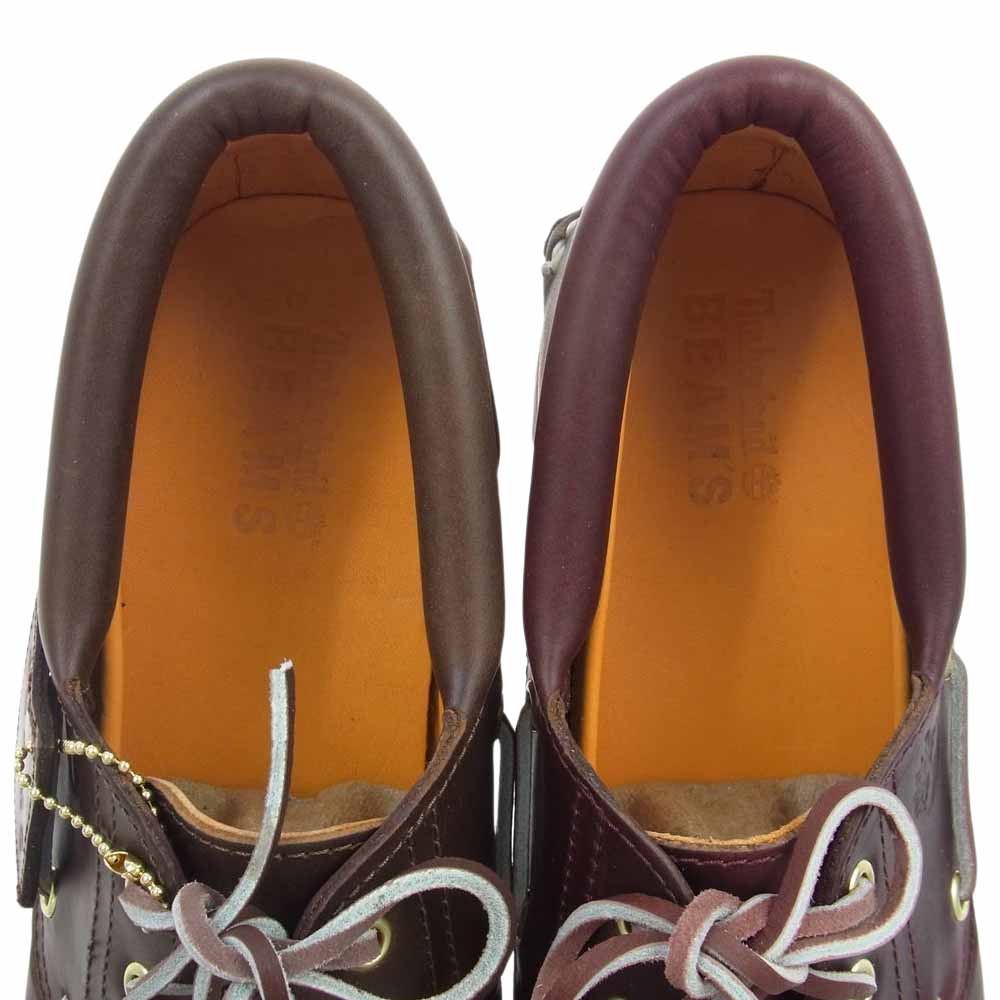 Timberland ティンバーランド TB0A68MU6481 × BEAMS 別注 3eye Classic Lug スリーアイ クラシックラグ モカシンシューズ ブラウン系 27cm【極上美品】【中古】