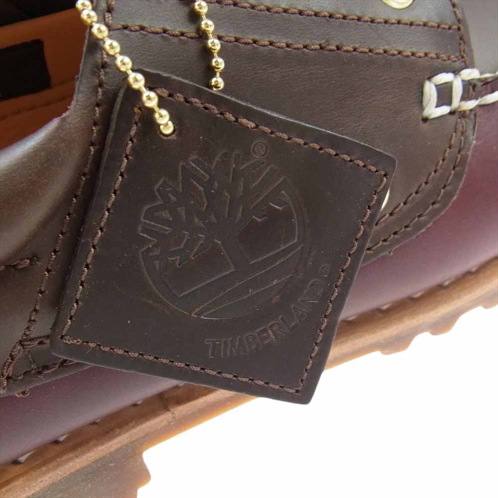 Timberland ティンバーランド TB0A68MU6481 × BEAMS 別注 3eye Classic Lug スリーアイ クラシックラグ モカシンシューズ ブラウン系 27cm【極上美品】【中古】