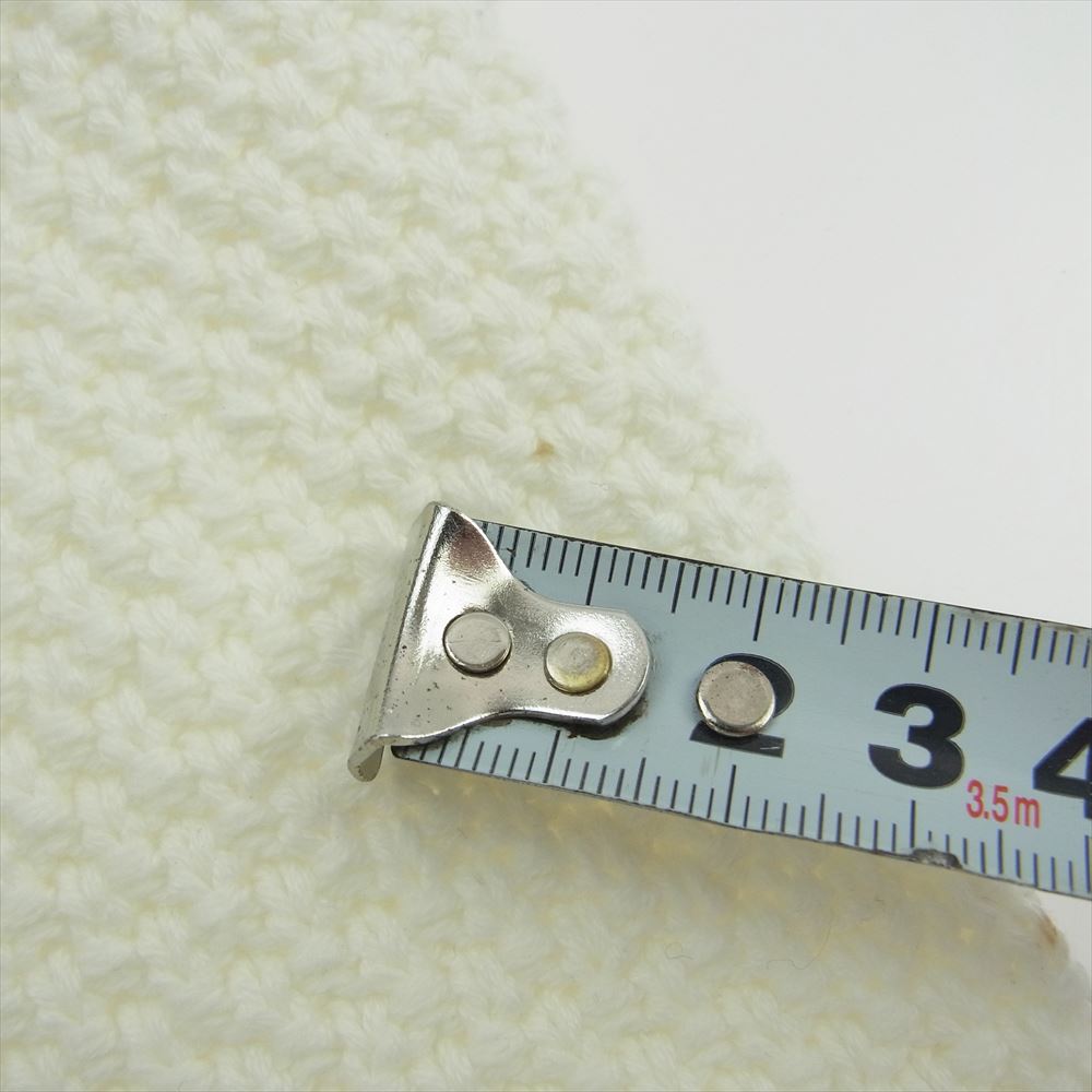 Supreme シュプリーム 20AW Textured Small Box Sweater テクスチャード スモール ボックスロゴ ニット セーター ホワイト系 L【中古】