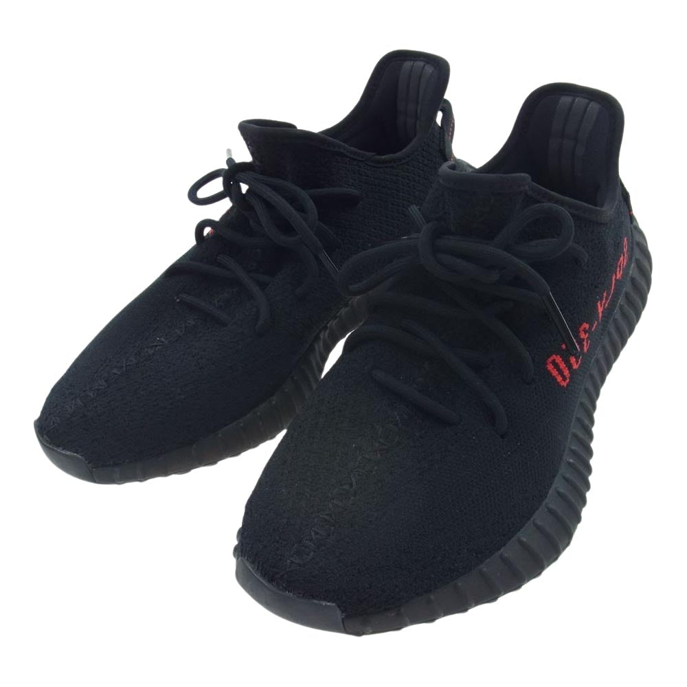 adidas アディダス CP9652 YEEZY Boost 350 V2 Bred イージーブースト ブレッド スニーカー ブラック系 27.5cm【中古】