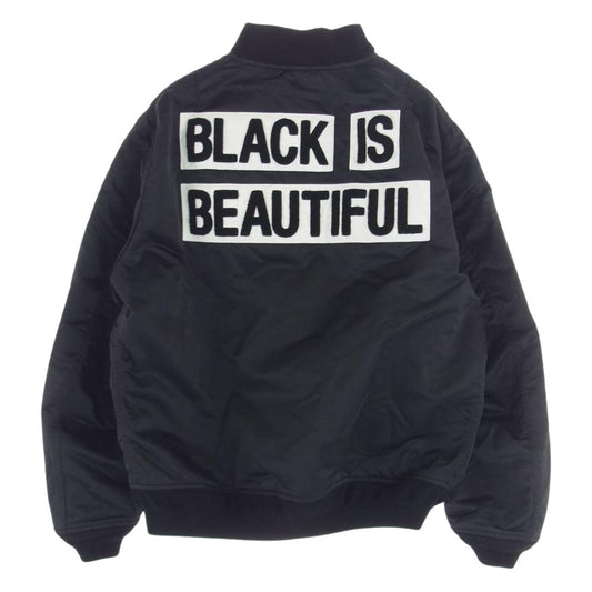 セバントゥア MA-1 ボンバー フライト ジャケット ブルゾン ブラック系 XL【中古】