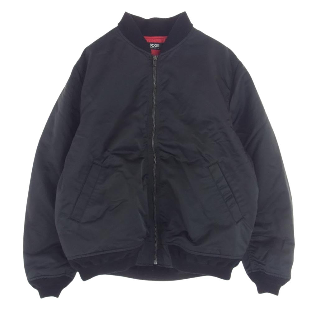 セバントゥア MA-1 ボンバー フライト ジャケット ブルゾン ブラック系 XL【中古】