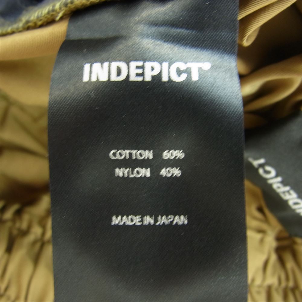 インディピクト ドローストリング スナップ イージー カーゴ パンツ ベージュ系 L【中古】