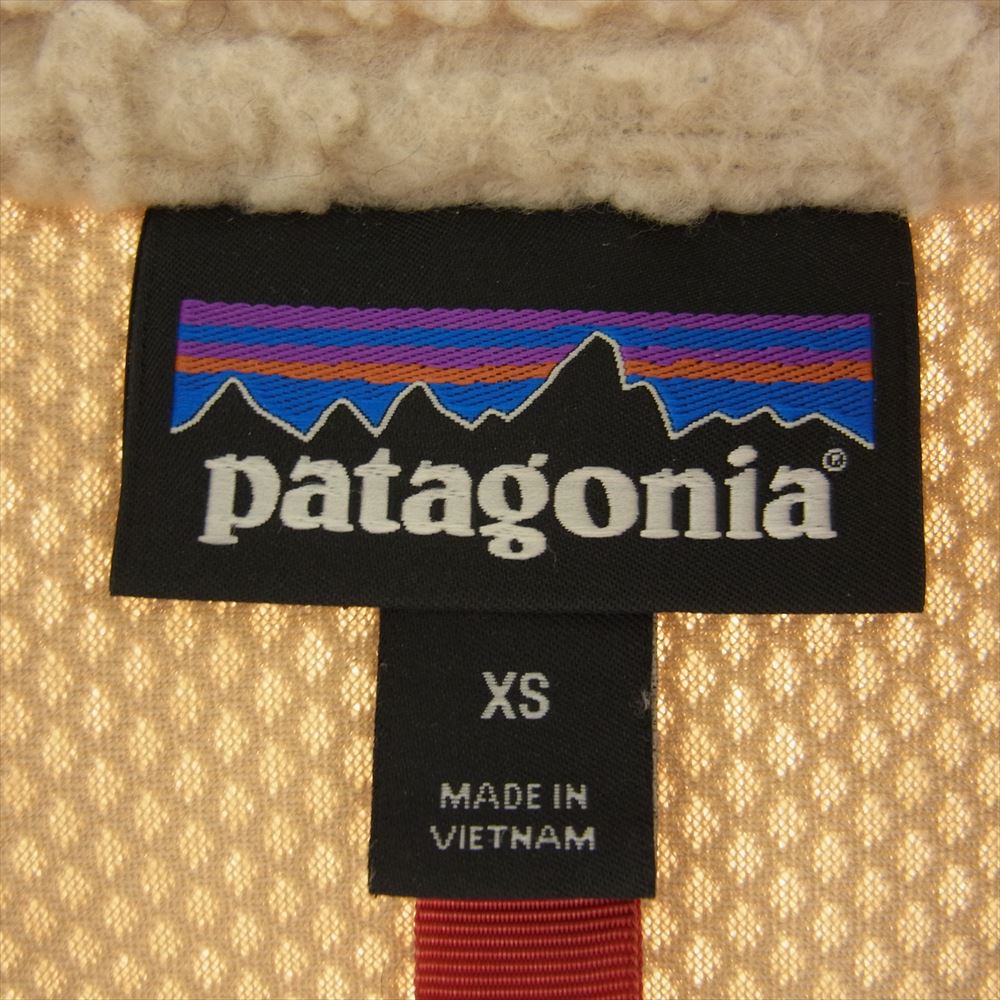 patagonia パタゴニア 23074 Women's ウィメンズ Classic Retro-X Jacket クラシック レトロ フリース ジャケット ベージュ系 XS【中古】