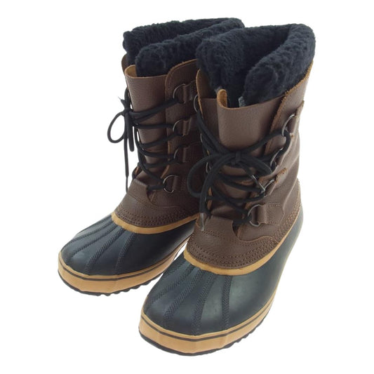 ソレル NM1439-200 PACT CARIBOU カリブー ウィンター レースアップ ブーツ ブラウン系 28cm【中古】