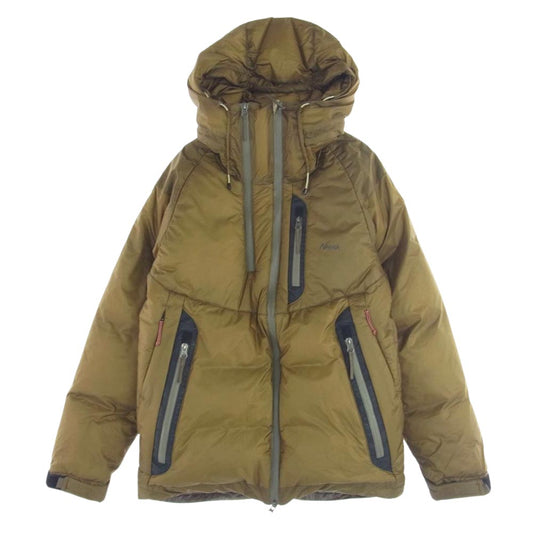 NANGA ナンガ AURORA LIGHT STAND COLLAR DOWN JACKET オーロラ ライト スタンドカラー ダウン ジャケット ブラウン系 JPN M【中古】