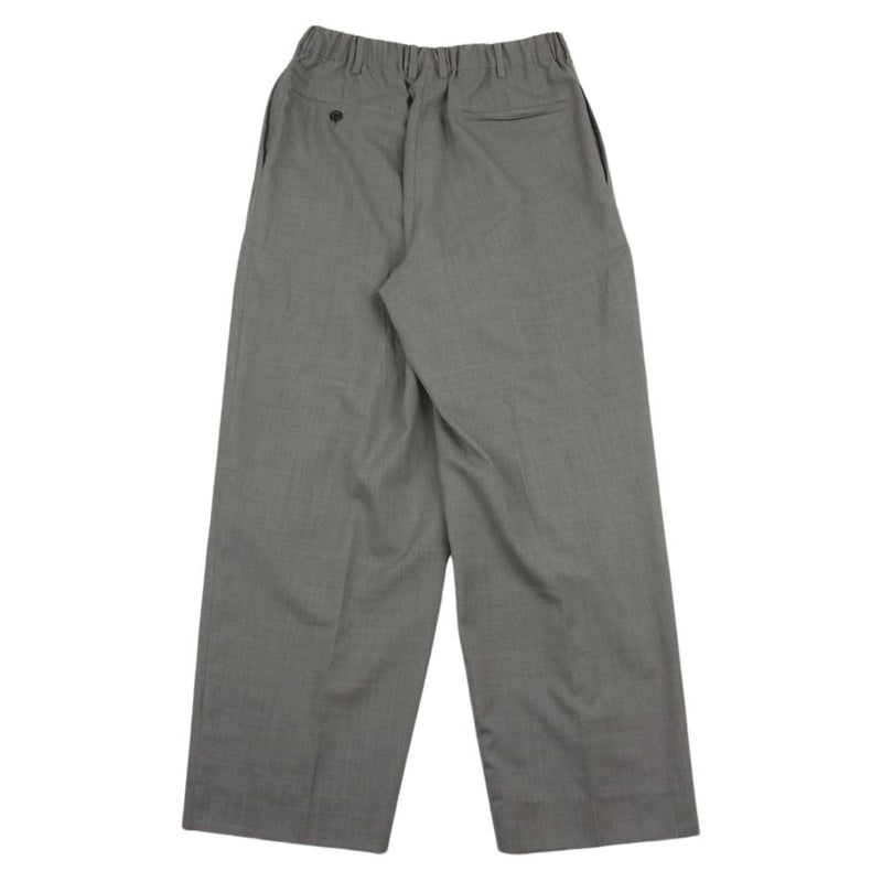 marka マーカ A20B-02PT01C CLASSIC TROUSERS SUPER120s WOOL TROPICAL ウール トロピカル ワイドスラックス グレー系 3【中古】