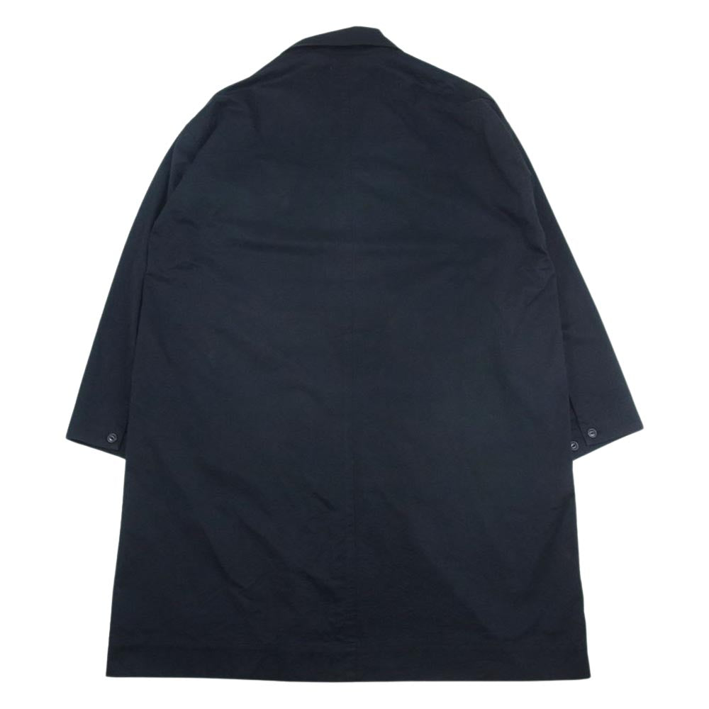 marka マーカ M20A-11SH01C SHIRT COAT organic cotton twill コットンオーガニックコットンツイル シャツコート ロングコート ブラック系 2【中古】