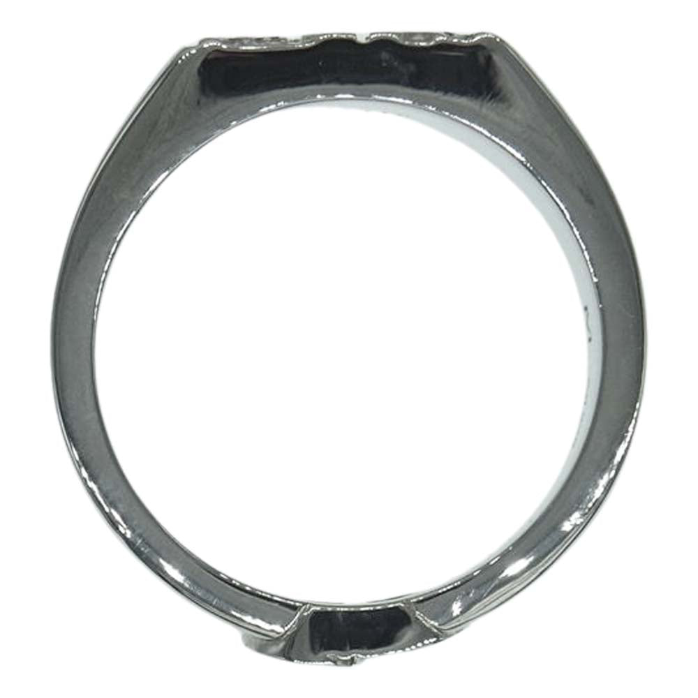 Dior ディオール R1006HOMST　 オブリーク シグネット ロゴ 印台 リング M シルバー系 19【中古】
