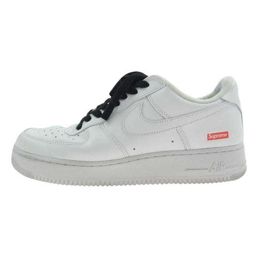 Supreme シュプリーム CU9225-100 × Nike ナイキ Air Force 1 Low White エアフォース1 ロー ホワイト スニーカー ホワイト系 27.5cm【中古】