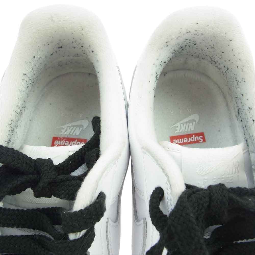 Supreme シュプリーム CU9225-100 × Nike ナイキ Air Force 1 Low White エアフォース1 ロー ホワイト スニーカー ホワイト系 27.5cm【中古】
