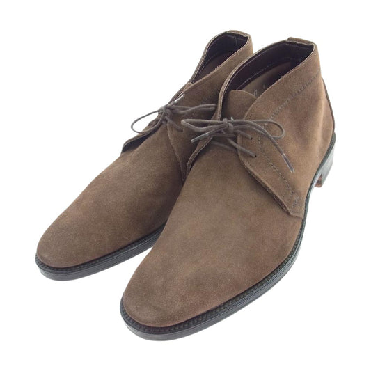 ALDEN オールデン 46481 BROOKS BROTHERS ブルックスブラザーズ スエード チャッカブーツ ブラウン系 9D【極上美品】【中古】